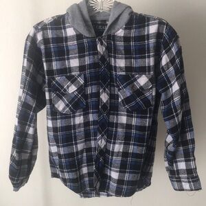Blue Gear Youth Flannel Size M 10/12